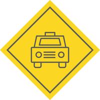 Taxi-Icon-Design vektor