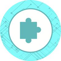 Puzzleteil-Icon-Design vektor