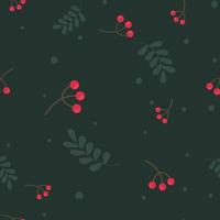 Weihnachten und Neujahr nahtlose Muster vektor