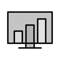 Statistik Icon Design vektor