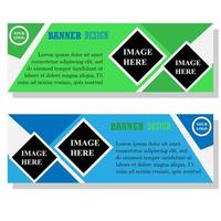 modernes Bannerdesign. Banner-Vorlage. Banner-Sets. vektor