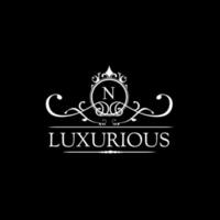 lyxig logotyp mall i vektor för restaurang, royalty, boutique, café, hotell, heraldiska, smycken, mode och andra vektorillustrationer