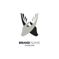 hand logotyp designmall vektor för varumärke eller företag och andra