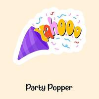 partytidpopper vektor