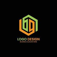 Drucken, bg-Logo, bg-Brief, bg-Brief-Logo, bg professionelles Logo-Design, bg kreatives Logo, bg-Design, vektor