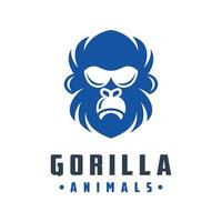 Gorilla-Logo-Design vektor