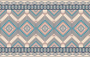 etniskt abstrakt triangelmönster tribal sömlösa mönster för traditionella mexikanska textilier för tryck, tyg, matta, batik. vektor illustration broderi stil