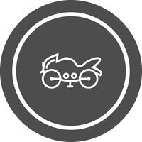 Tung cykel Icon Design vektor