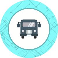 Flughafenbus-Icon-Design vektor