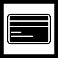 Kreditkort Icon Design vektor