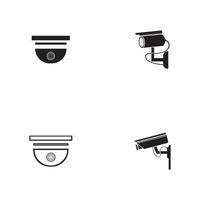 vektor illustration av CCTV och kamera symbol