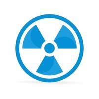 Symbol eines radioaktiven Symbols vektor