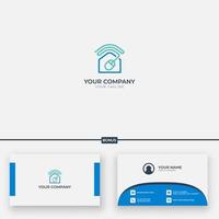 Online-Lernen zu Hause Logo von zu Hause aus arbeiten Online-Lernen vektor