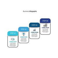 Vektor-Infografik-Vorlage für Diagramme, Grafiken, Präsentationen, Diagramme, Geschäftskonzepte. vektor