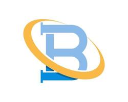b Buchstabe Sanitär-Logo vektor