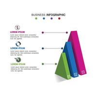 fünf quadratische Elemente mit Papiersymbolen und einem Platz für Text auf quadratischem weißem Papier. das Konzept von 5 Geschäftsentwicklungsfunktionen. Infografik-Design-Vorlage. Vektor-Illustration. vektor