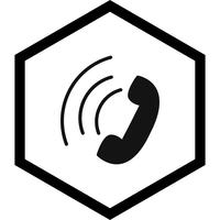 aktiv call icon design vektor