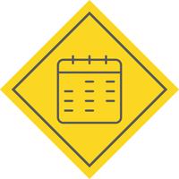 Kalender-Icon-Design vektor