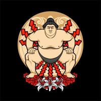 japanische Sumo-Illustration vektor