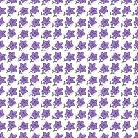 Nahtloses Musterdesign der violetten Glockenblume-Blume vektor