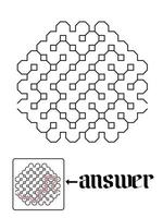 Puzzlespiel und Antwort vektor