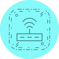 Router Icon Design vektor