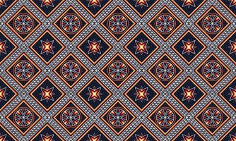 geometriska etniska orientaliska mönster traditionell design för bakgrund, matta, tapeter, kläder, omslag, batik, tyg, vektor illustration.broderi stil.