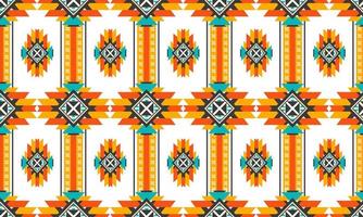 orientaliska etniska sömlösa mönster vektor traditionell bakgrundsdesign för matta, tapeter, kläder, omslag, batik, tyg, vektor illustration broderi stil.