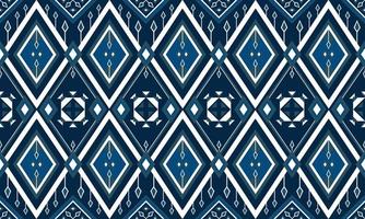 geometrische ethnische Musterstickerei .carpet,wallpaper,clothing,wrapping,batik,fabric,vector illustration stick style. vektor