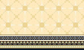 geometriska etniska orientaliska sömlösa mönster traditionell design för bakgrund, matta, tapeter, kläder, inslagning, batik, tyg, vektor illustration.broderi stil.