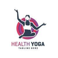 Sport-Yoga-Training-Logo vektor
