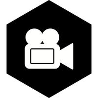 Videokamera-Icon-Design vektor