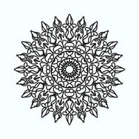 handgezeichnetes Mandala. Dekoration in ethnisch orientalischem Gekritzelornament vektor