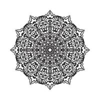 handgezeichnetes Mandala. Dekoration in ethnisch orientalischem Gekritzelornament vektor