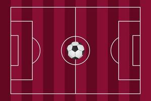 fotbollstävling i 2022 år vektor. abstrakt röd gradient bakgrund. vektor