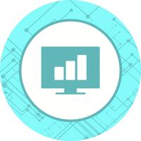 Statistik Icon Design vektor