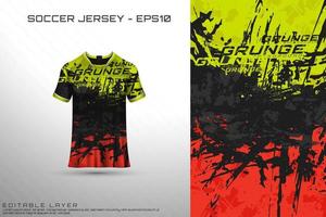 sport jersey och t-shirt mall sport jersey design vektor mockup.