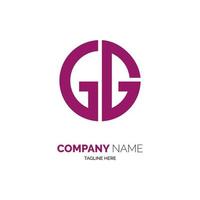 g Logo-Design-Vorlagenvektor vektor