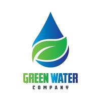 Logodesign für natürliches Mineralwasser vektor