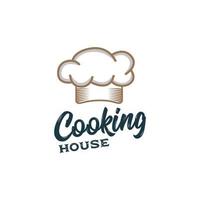 kock restaurang logotyp designmall vektor premium, kock matlagning, kock hatt, disposition kock hatt