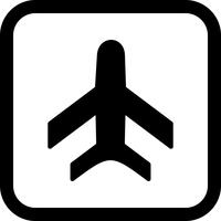 Flugzeug-Icon-Design vektor