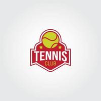 Tennis-Logo-Design-Vektor. passend für Ihr Firmenlogo vektor