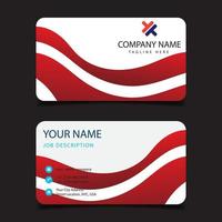 visitkort design set mall för företagets företagsstil vektor