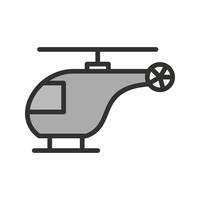 Helikopter Icon Design vektor