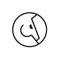Pferd Logo Symbol Symbol Vektorgrafik Design vektor