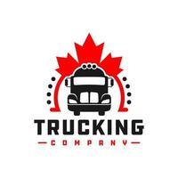 Kanada-Transport-LKW-Logo vektor