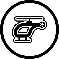 Helikopter Icon Design vektor