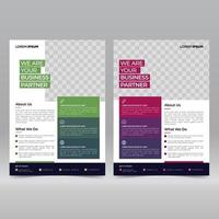 Unternehmensplakat, Flyer-Design-Vorlage vektor