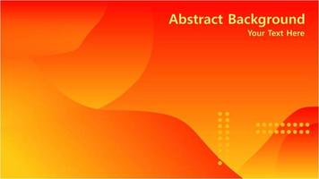 abstrakter Hintergrund. orange Elemente mit flüssigem Farbverlauf. dynamische Formenkomposition. eps10 vektor