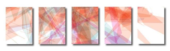abstrakter Hintergrund mit bunten chaotischen Dreiecken, Polygonen. Plakate, Abdeckungen. vektor